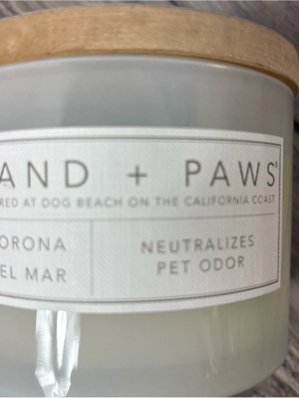 Sand + Paws. New Corona Del Mar Neutralizing Pet Odor Candle